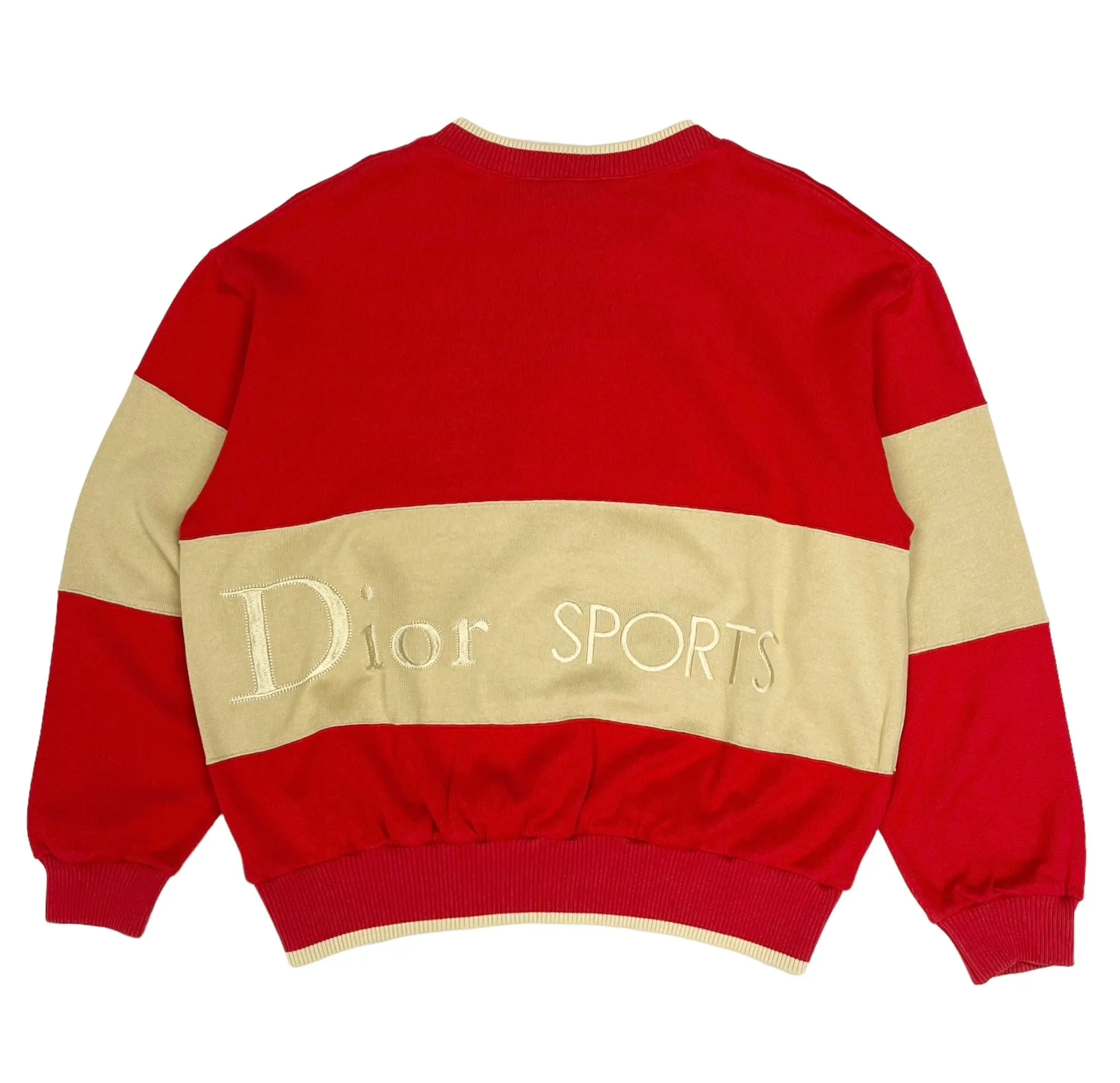 Dior Sports Red Logo Pullover