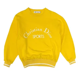 Dior Sports Yellow Logo Sweater