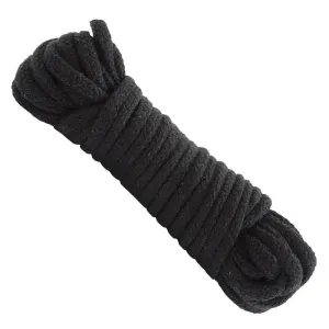 Doc Johnson 10m Black Japanese Bondage Restraint Rope for Bdsm Couples