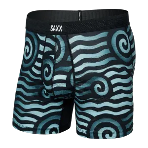 Droptemp Cooling Boxer Brief - Rip Tide Stripe/Navy Blue
