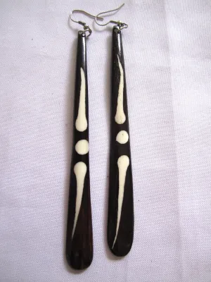 Earrings Bone Africa