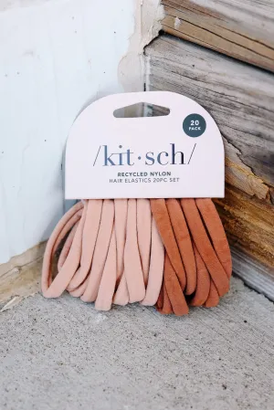Eco-Friendly Nylon Elastics 20pc set - Blush