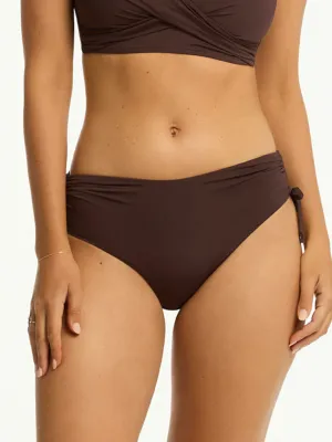 Essentials Mid Drawstring Bottoms in Cocoa