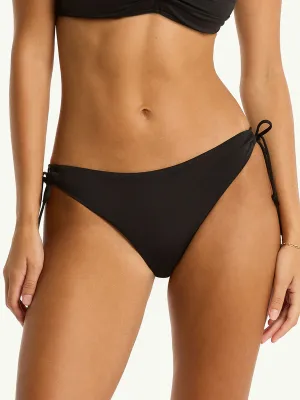Essentials Tie Bottom In Black