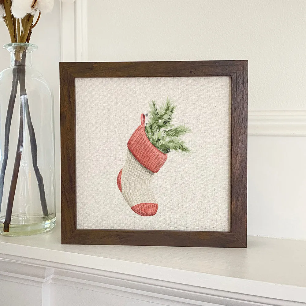 Fairytale Stocking - Framed Sign