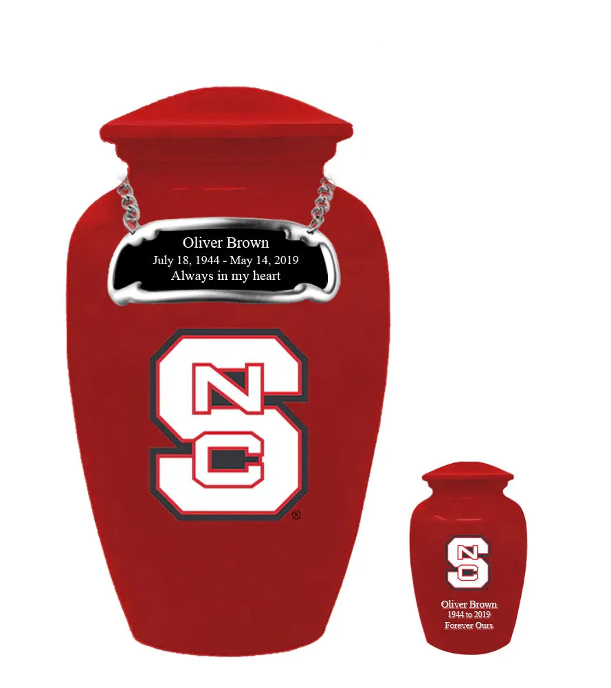Fan Series - North Carolina State Wolfpack Memorial Cremation Urn - IUNCSU101