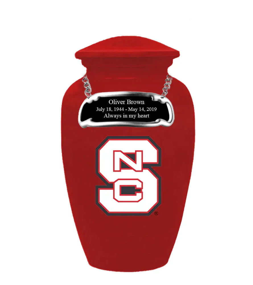 Fan Series - North Carolina State Wolfpack Memorial Cremation Urn - IUNCSU101