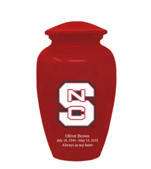 Fan Series - North Carolina State Wolfpack Memorial Cremation Urn - IUNCSU101