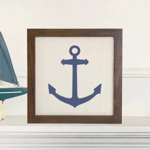 Fisherman's Anchor - Framed Sign