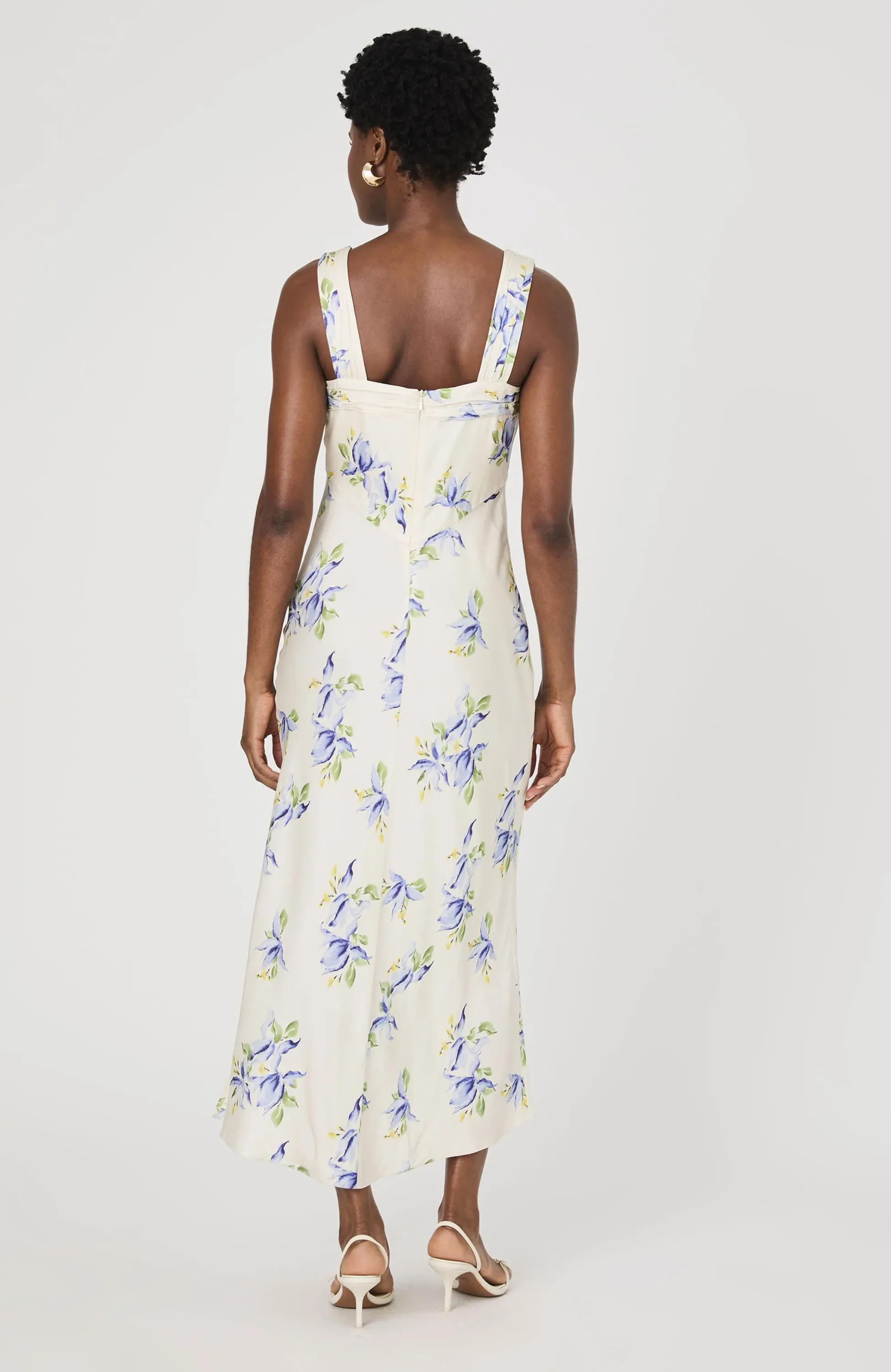 French Connection - Ennis Vivian Satin Midaxi Dress