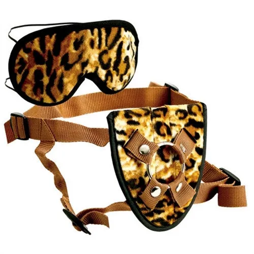Furplay Harness and Mask Brown Tiger