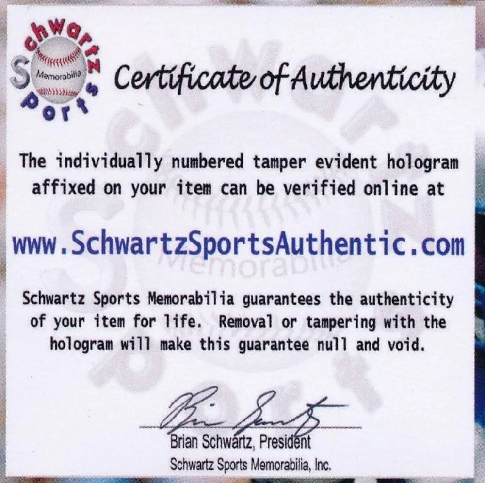 Gaylord Perry Signed Giants Logo Baseball (Schwartz) Hall of Fame Pitcher