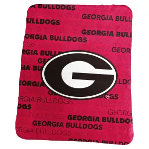 Georgia Bulldogs Blanket 50x60 Fleece Classic