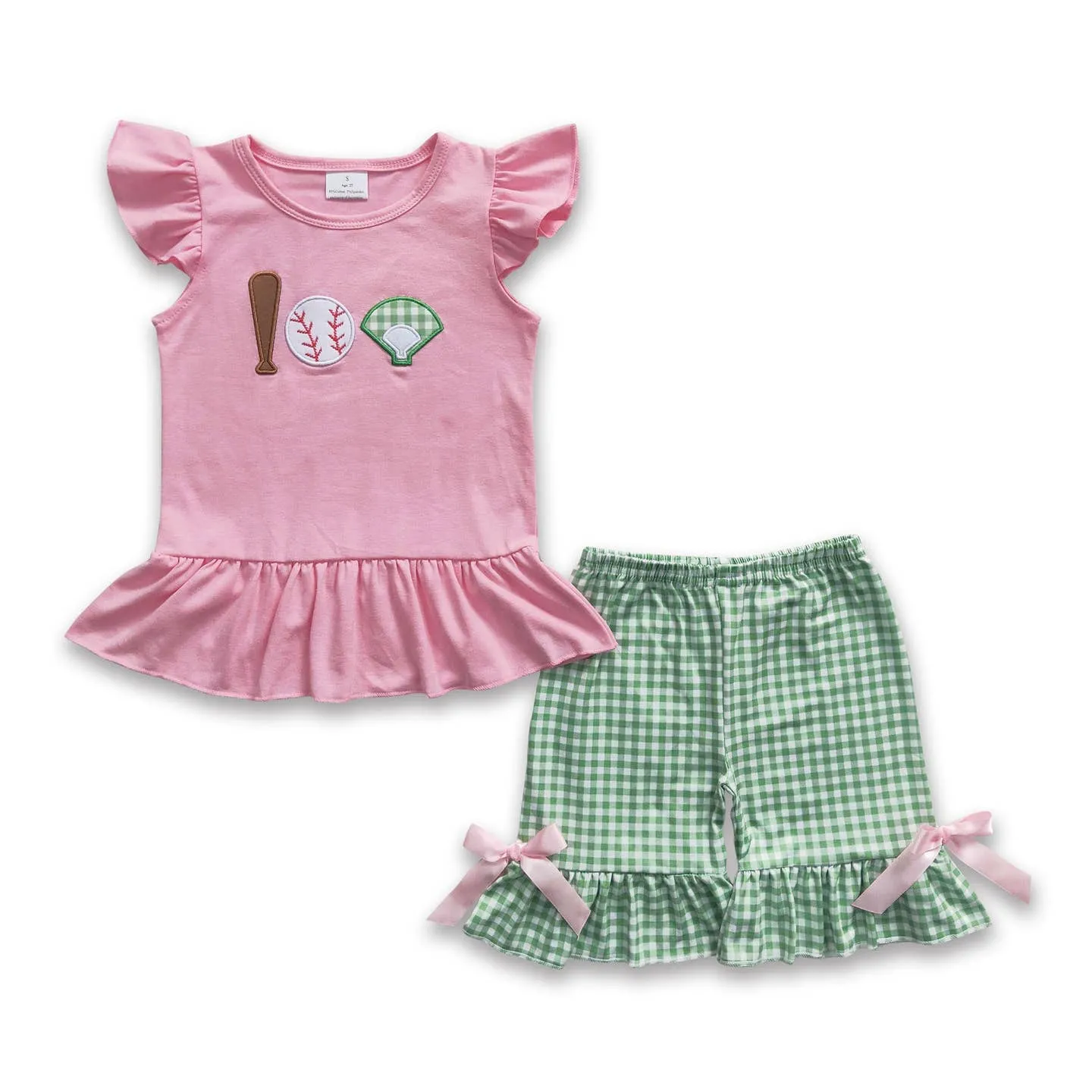 Girls Baseball Diamond Set
