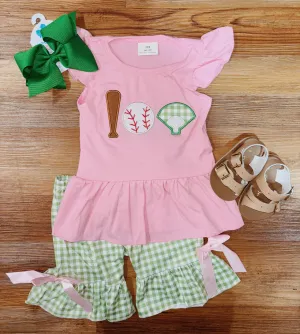 Girls Baseball Diamond Set