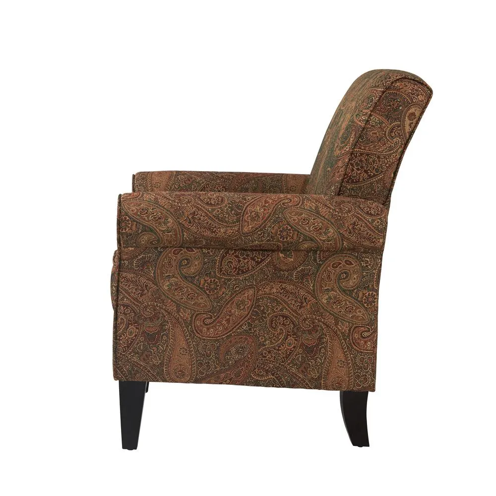 Great Quality Jean Paisley Multi-coloured Paisley Arm Chair! 300 Lb Capacity! Retails $465 