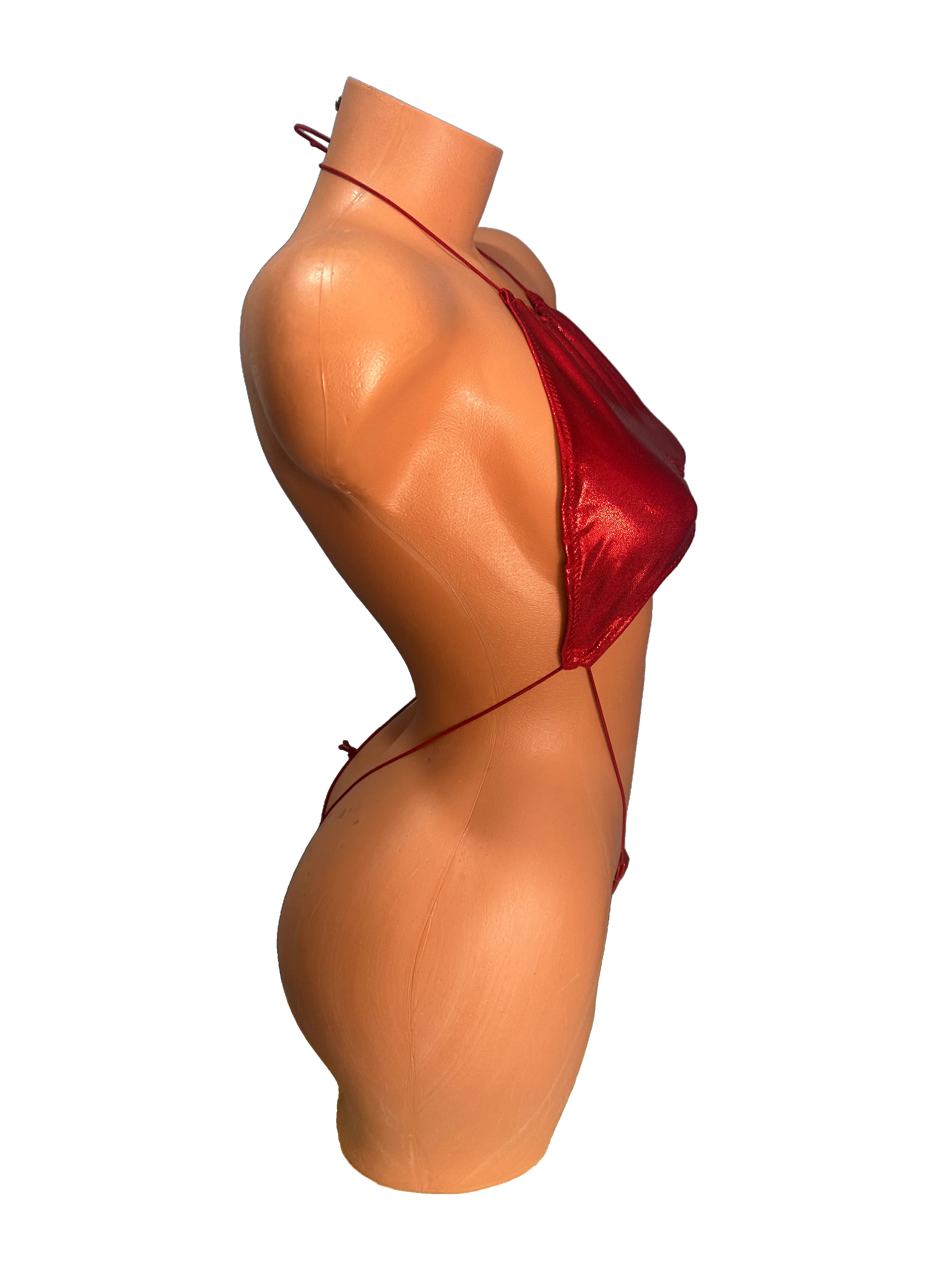 Halter Slingshot Candy Red Metallic