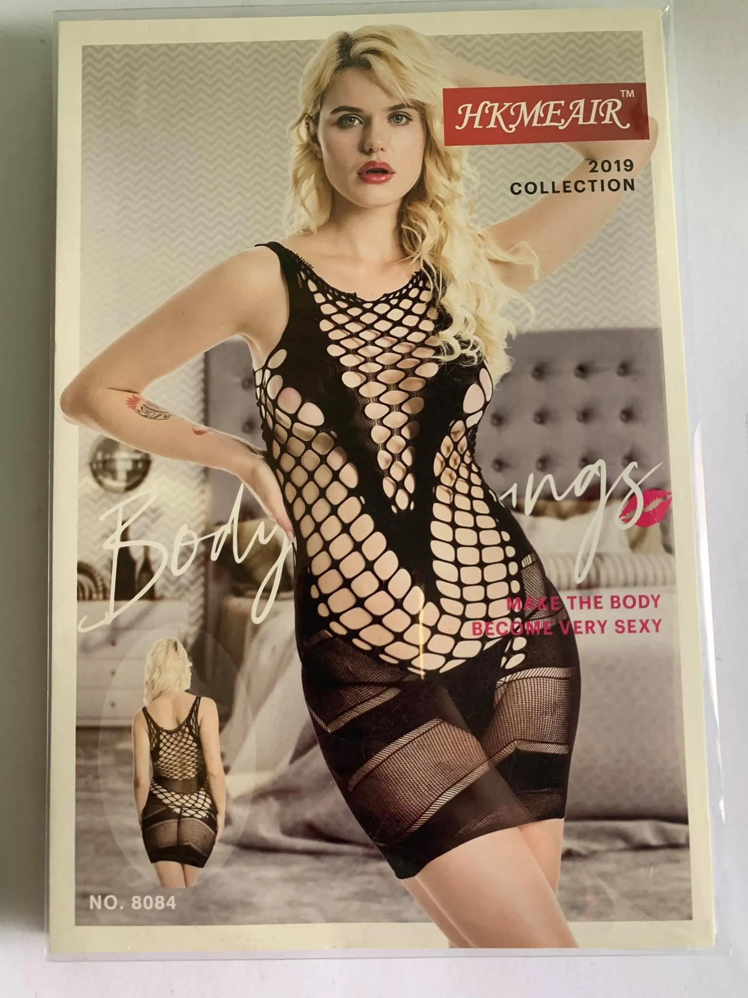 Hkmeair Khushi Print Sexy Net Bodystocking No 8084