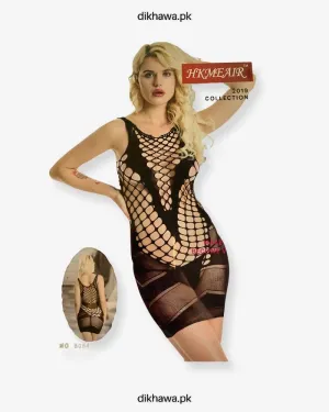 Hkmeair Khushi Print Sexy Net Bodystocking No 8084