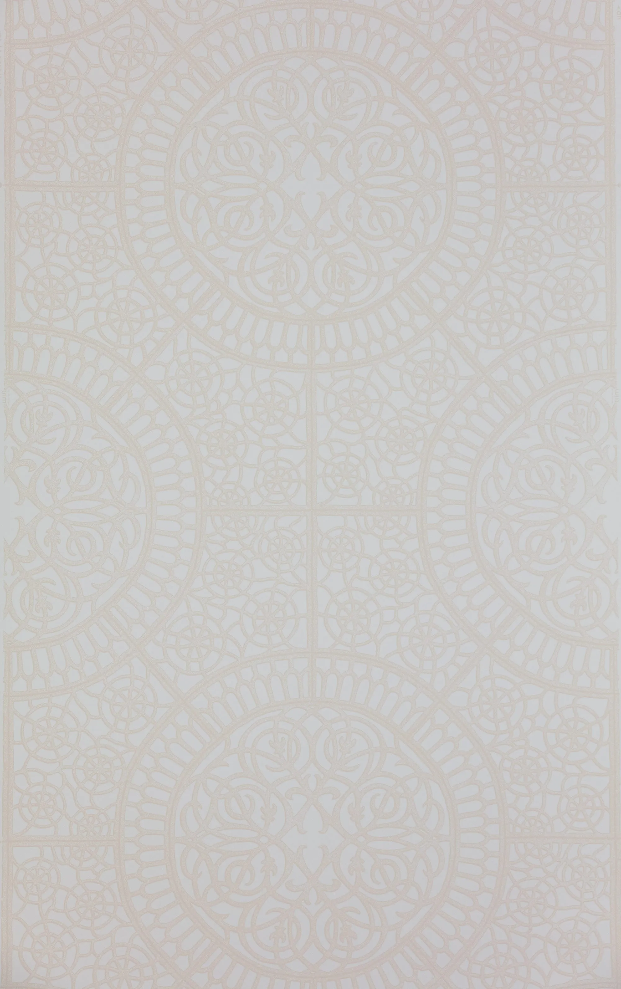 Home Couture Wallpaper: Camelot - Custom Light Mauve on White Paper (5 yard minimum)