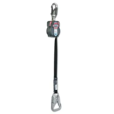 Honeywell Turbo T-BAK Self-Retracting Lifelines, Steel Twist Lock Carabiner, MFLT-4/7.5FT