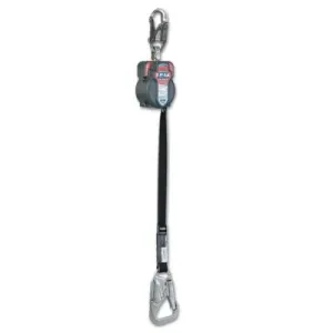 Honeywell Turbo T-BAK Self-Retracting Lifelines, Steel Twist Lock Carabiner, MFLT-4/7.5FT