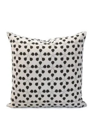 Horseshoe Crab Pillow - White and Black