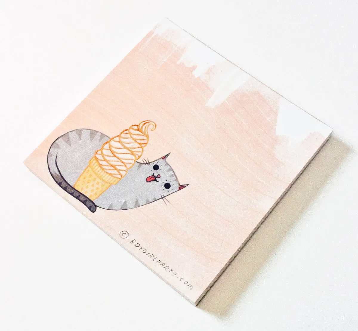 Ice Cream Cat Notepad