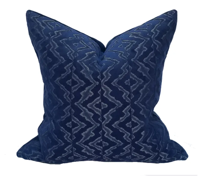 Indigo Tribal Pillow