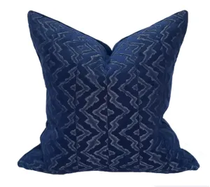 Indigo Tribal Pillow