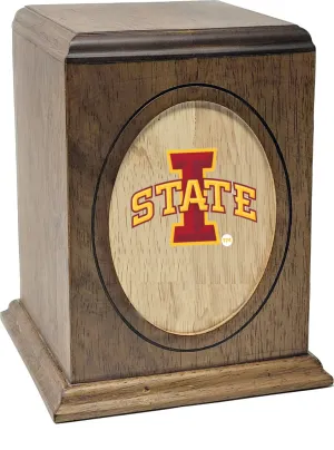 Iowa State University Cyclones Wooden Memorial Cremation Urn - WDIOST100