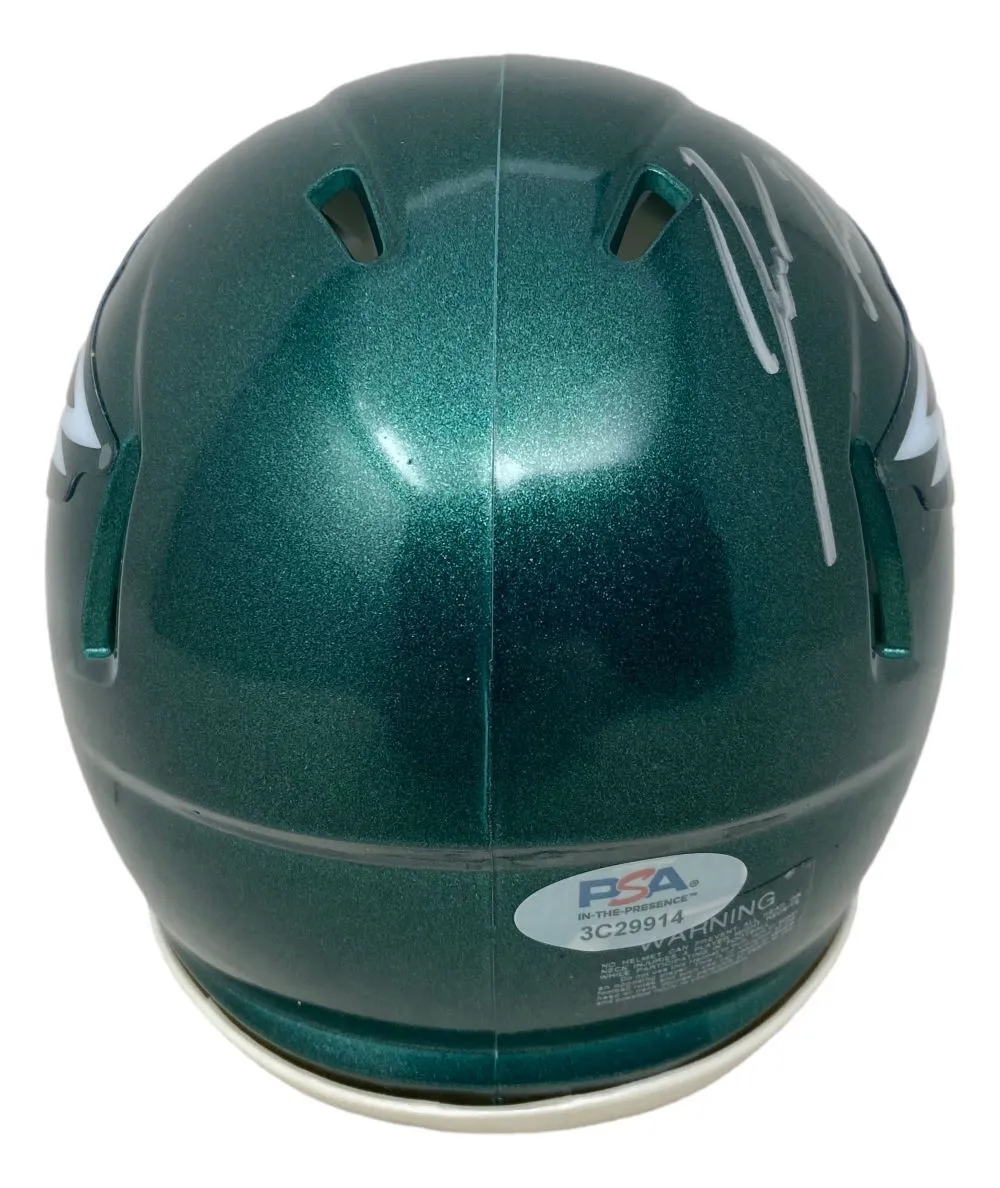Jason Kelce Signed Philadelphia Eagles Mini Speed Helmet PSA ITP Hologram