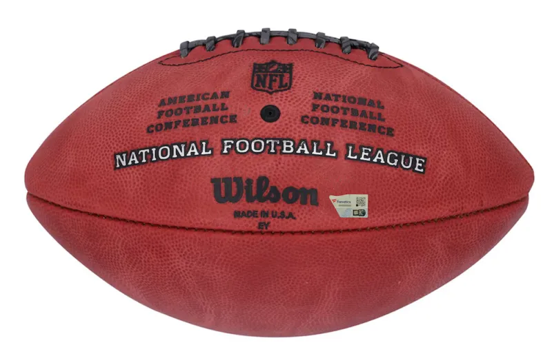 Joe Burrow Autographed Bengals Duke Metallic Logo Football Fanatics
