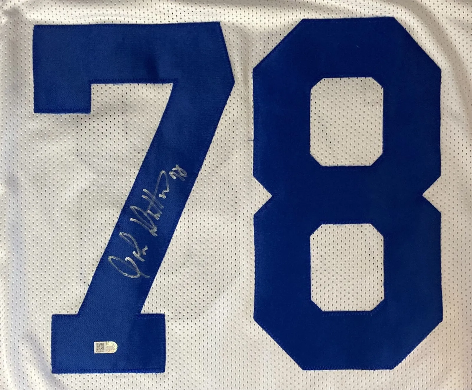 John Dutton Dallas Signed White Football Jersey Sports Integrity