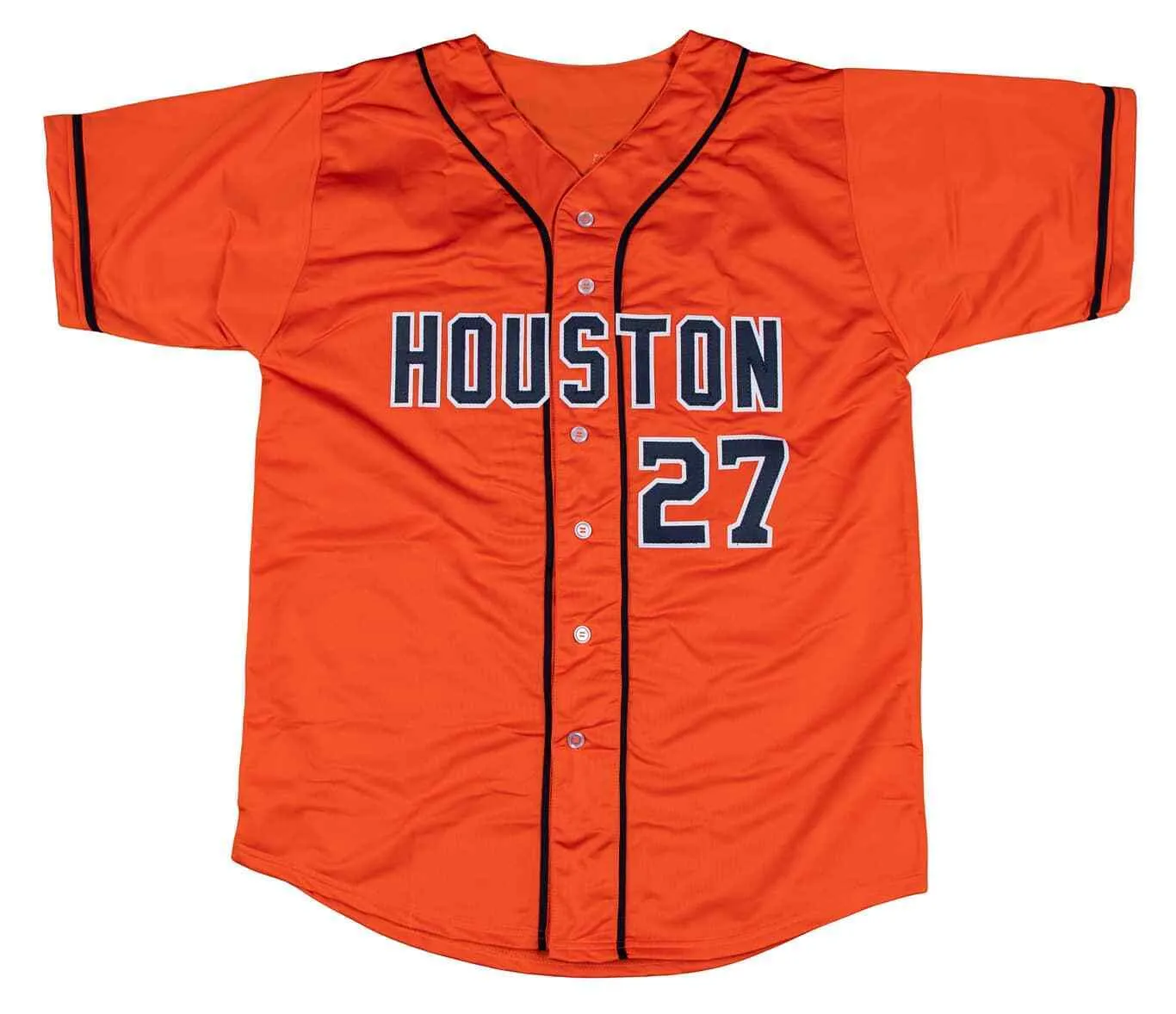 Jose Altuve Houston Signed Orange Baseball Jersey JSA