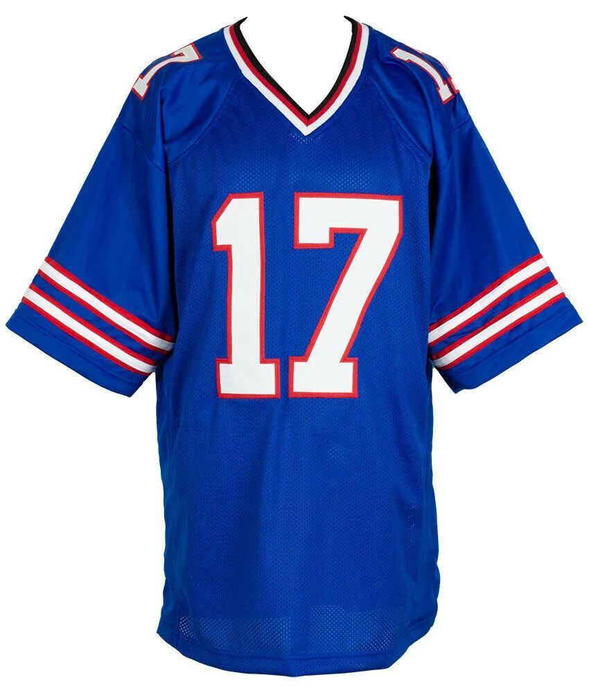 Josh Allen Buffalo Signed Blue Football Jersey BAS ITP