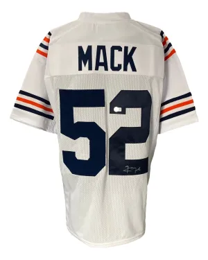 Khalil Mack Signed Custom White Pro-Style Football Jersey BAS