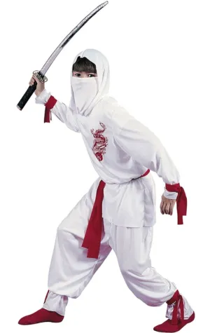 Kids White Ninja Costume