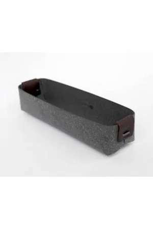 Large Recycled Leather Pencil Tray