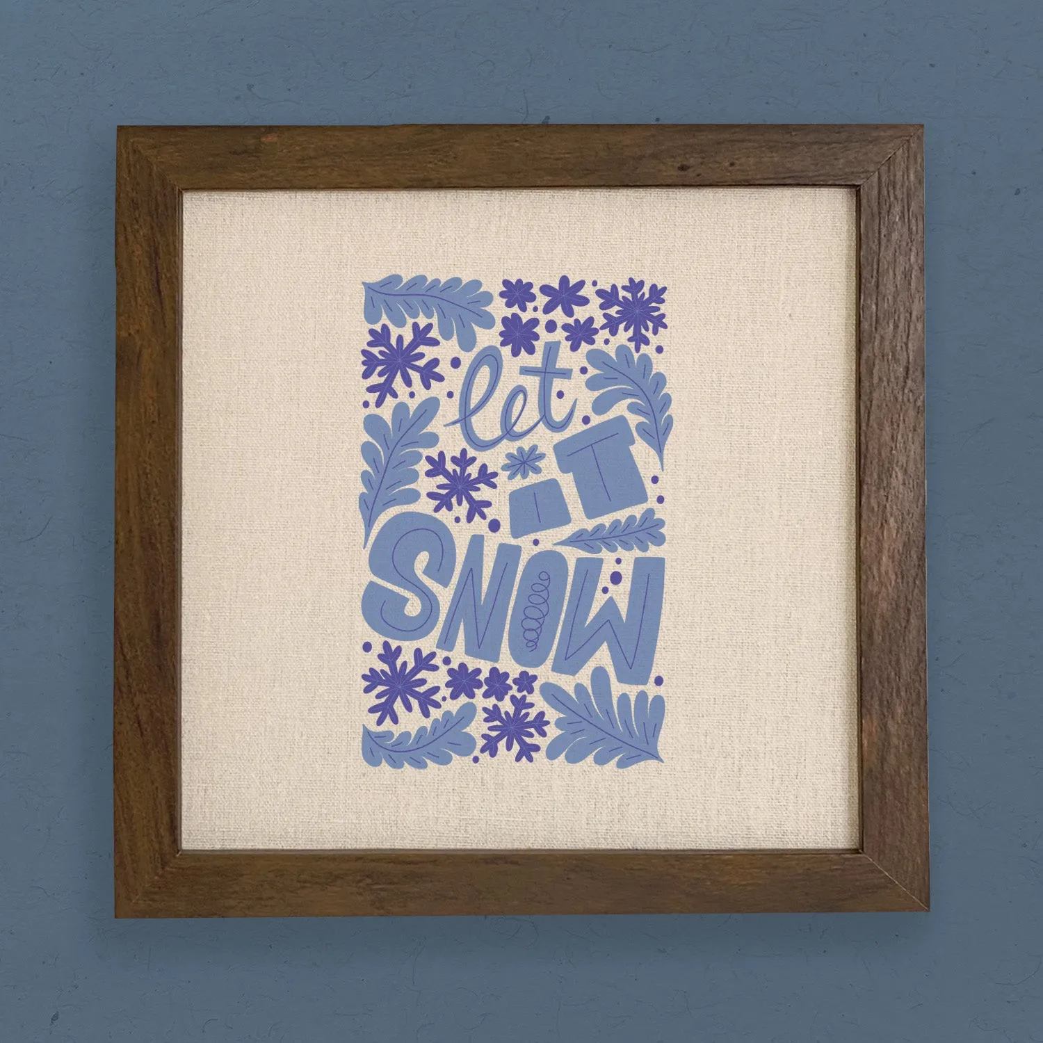 Let it Snow - Framed Sign