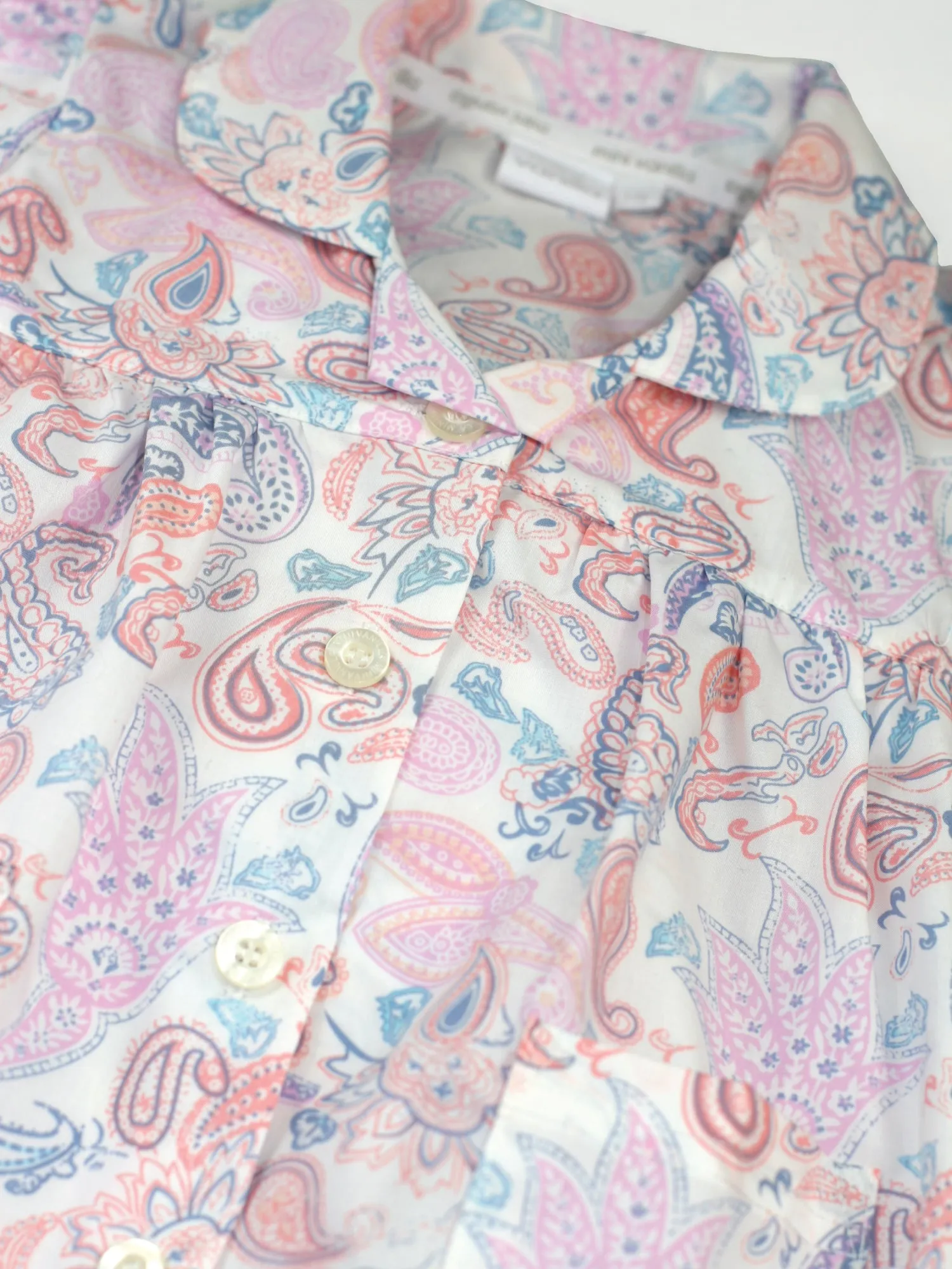 Lilac Woven Paisley Print Traditional Pyjamas for Girls