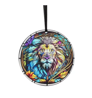 Lion, Acrylic Window Ornament #SC273