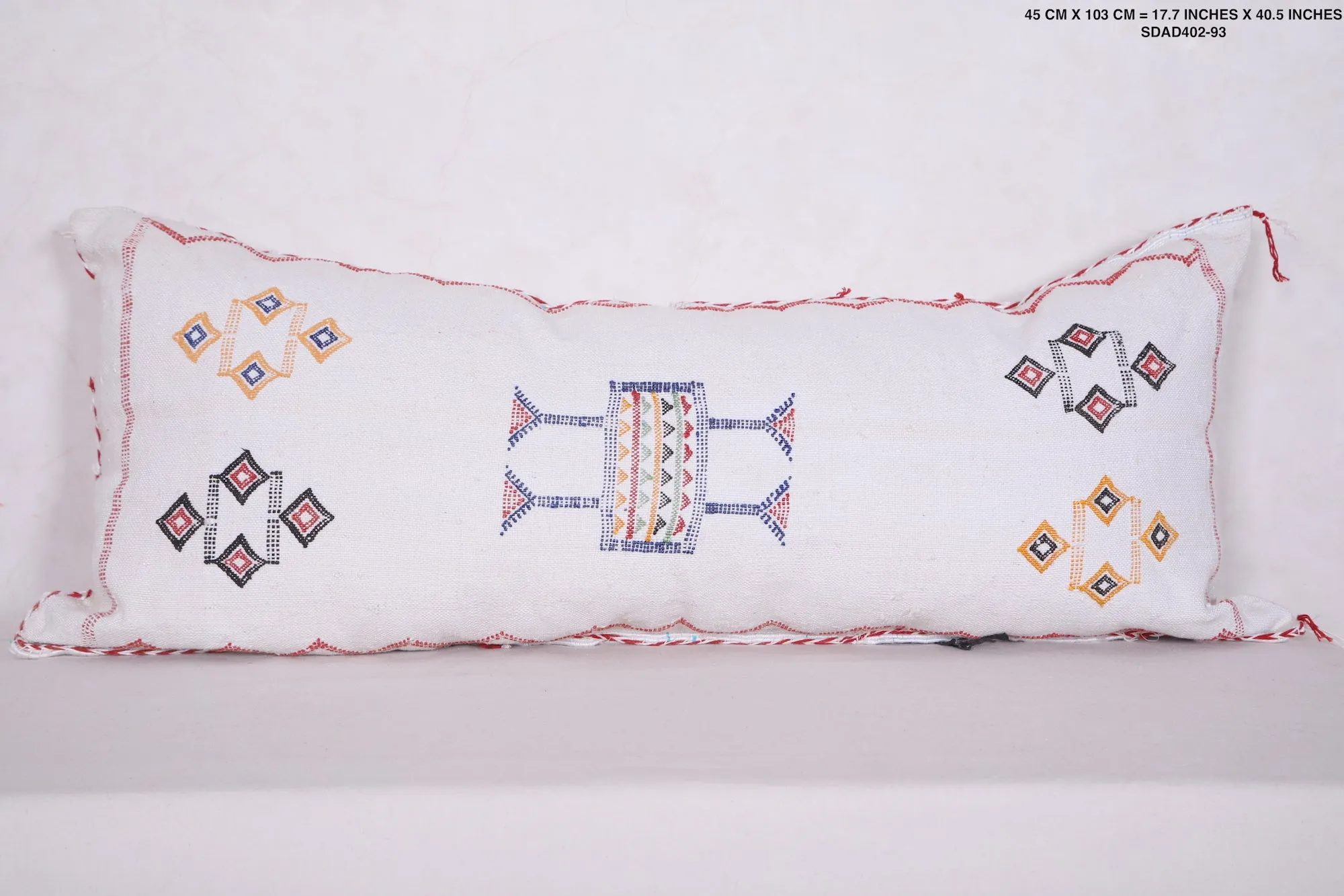 Long Moroccan pillow 17.7 X 40.5 INCHES