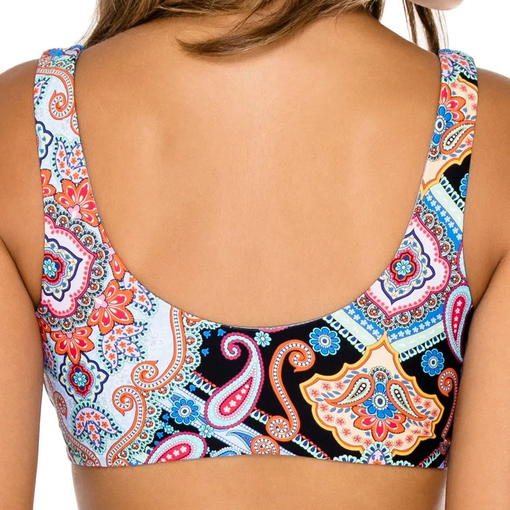 MAESTRANZA - Lace Up Bralette