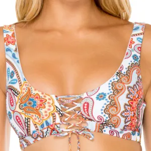MAESTRANZA - Lace Up Bralette