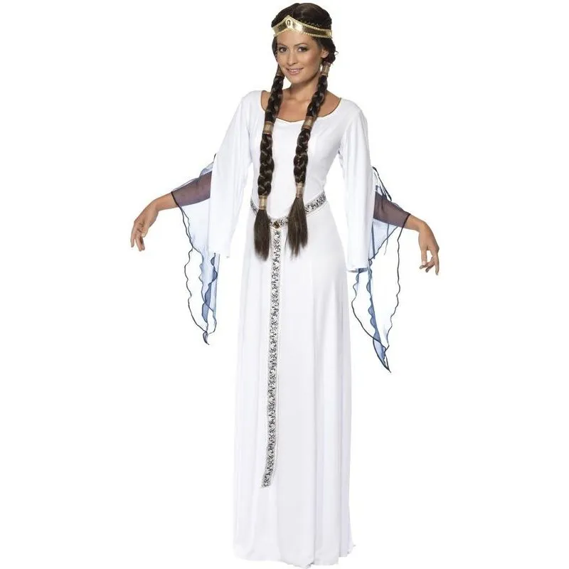 Medieval Maid Costume - White