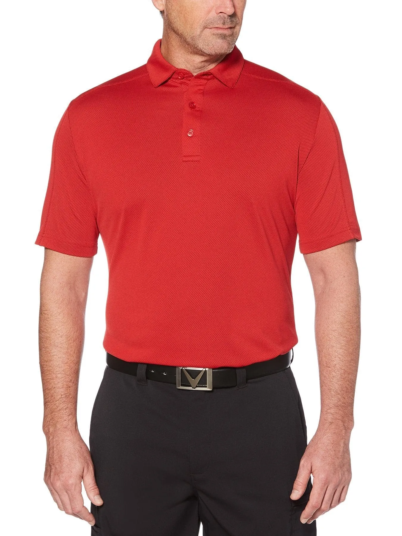 Mens Swing Tech™ Jacquard Polo