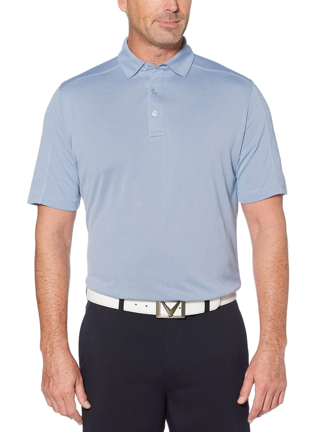 Mens Swing Tech™ Jacquard Polo