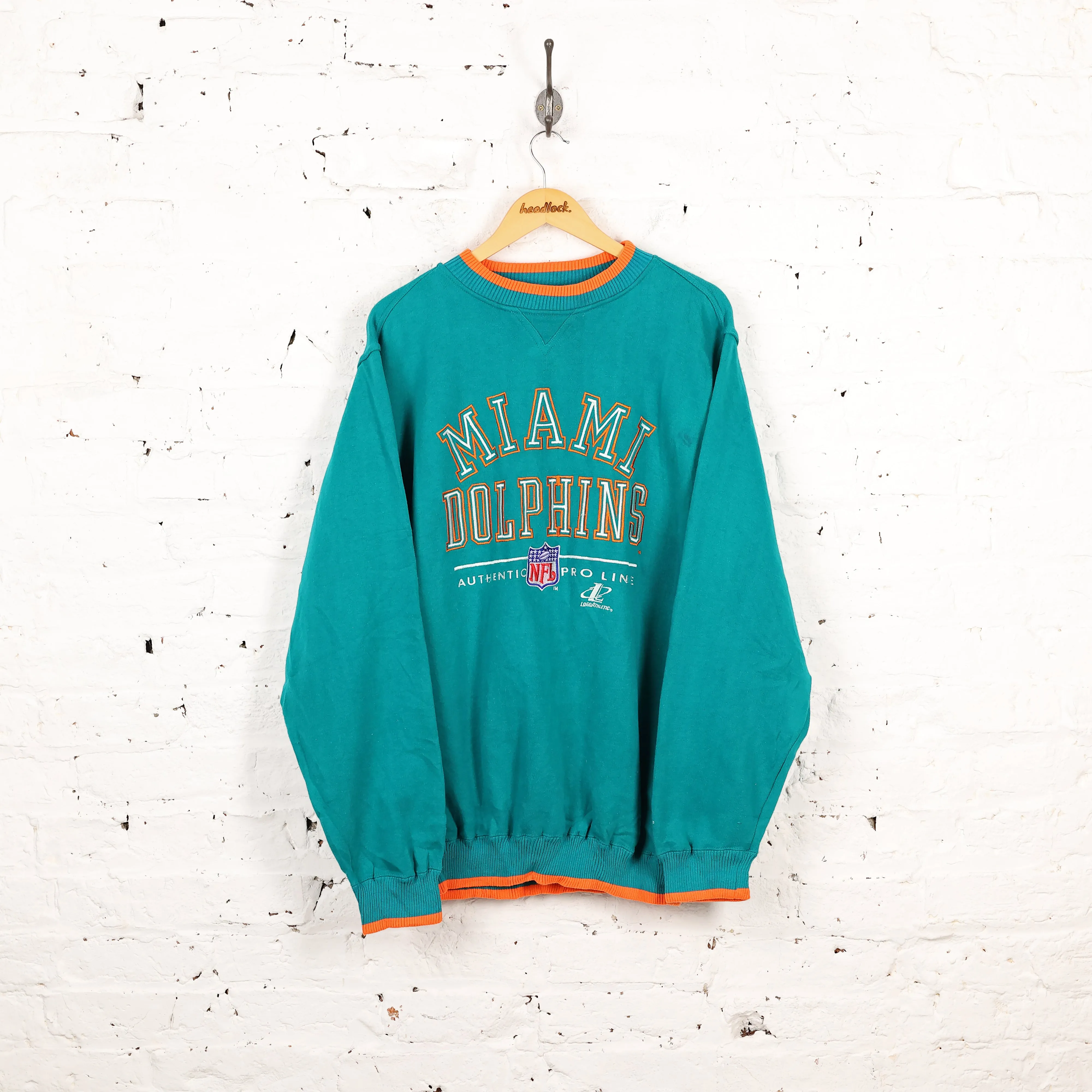 Miami Dolphins NFL American Football Sweatshirt - Green - L