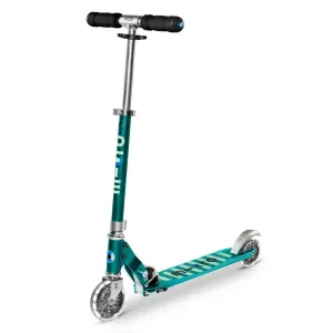 Micro Sprite Kids LED Scooter - Sea Green Stripe